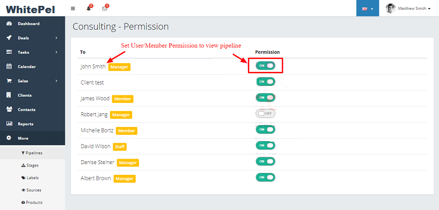 pipeline permission